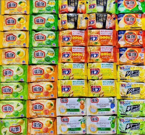 ⑤ 柑橘系 20種類 40個 薬用入浴剤 炭酸力温泡 アース製薬 バブcool