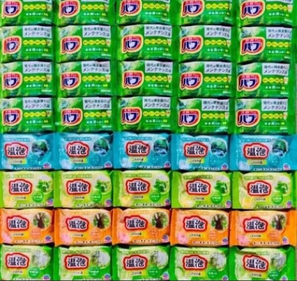 新m 入浴剤 花王 kao 森バブ 40個 アース製薬 温泡 こだわり森