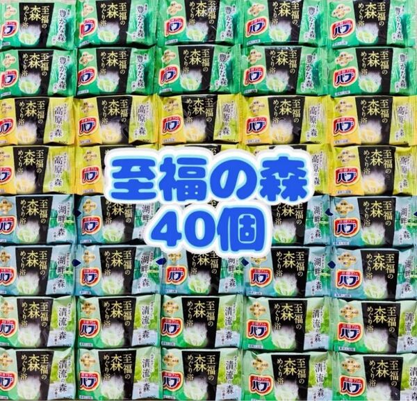 入浴剤 花王バブ kao 至福の森めぐり浴 4種類40個 数量限定 期間限定