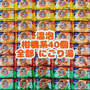 入浴剤 アース製薬 温泡 40個 ゆず 全部にごり湯 柑橘系