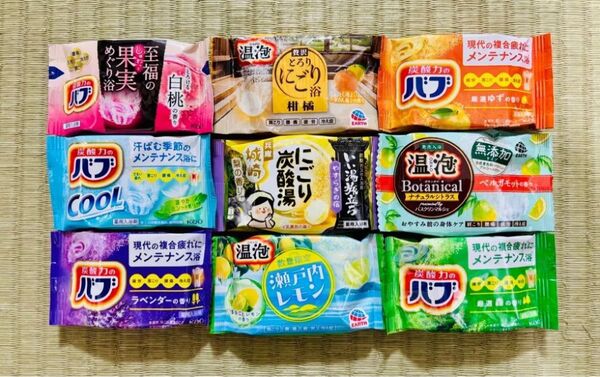 ①入浴剤 花王バブ kao 温泡 cool 無添加 にごり湯 数量限定 いい湯旅立ち