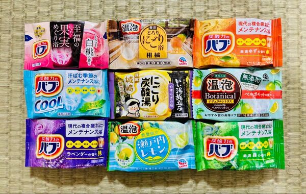 ①入浴剤 花王バブ kao 温泡 cool 無添加 にごり湯 数量限定 いい湯旅立ち