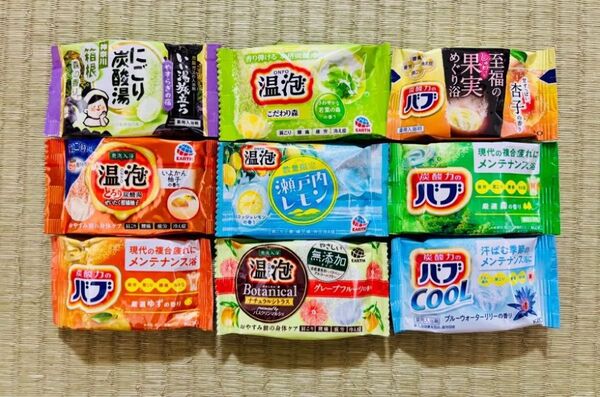 ④入浴剤 花王バブ kao 温泡 cool 無添加 にごり湯 数量限定 いい湯旅立ち