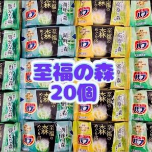 入浴剤 kao 透明湯 花王バブ 至福の森 4種類20個