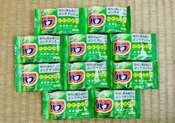 入浴剤 花王バブ kao 森の香り 定番 10個 色付き透明湯 薬用入浴剤