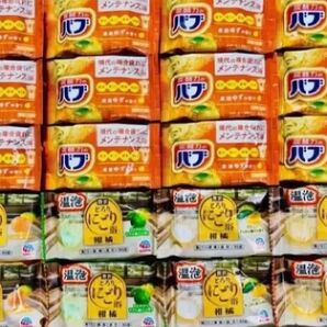 花王バブ 入浴剤ゆずの香り アース製薬 温泡 にごり湯 20個 kao 柑橘系