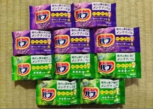 入浴剤、定番 2種類10個 色付き透明湯 入浴剤詰め合わせ 森、ラベンダー 炭酸力 メンテナンス浴