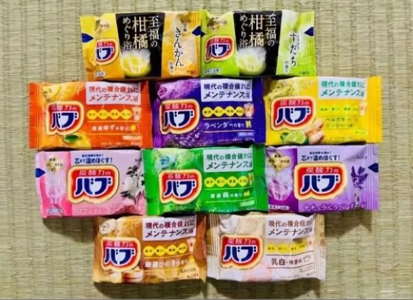②入浴剤 定番 花王 バブ 10種類種類10個 色付き透明湯 数量限定 期間限定 詰め合わせ にごり湯