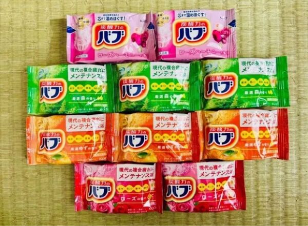 入浴剤 花王バブ kao 4種類 10個 色付き透明湯 数量限定 期間限定 新商品 定番 ベーシック