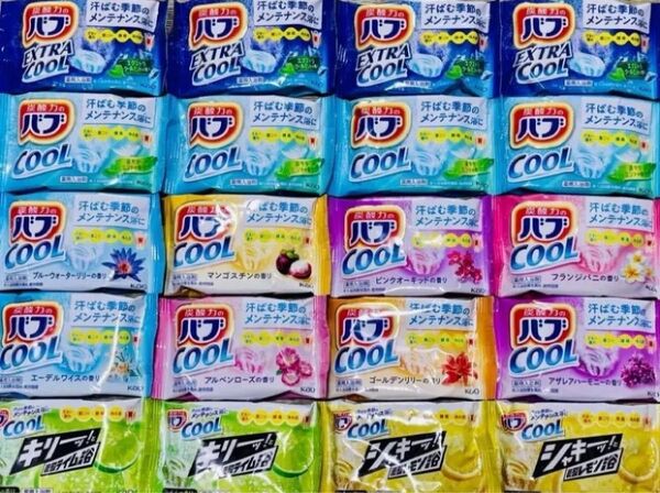 ①バブばかり cool 入浴剤 花王 kao バブ 12種類20個 色付き透明湯