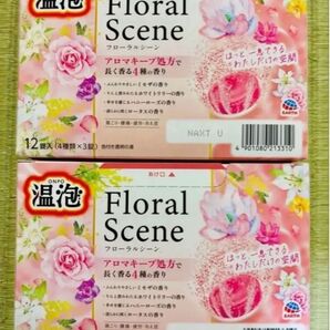 入浴剤 アース製薬 温泡 透明湯 フローラルシーン 4種類24個