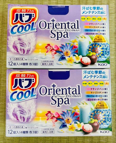 入浴剤 cool 花王バブ 炭酸湯 色つき透明湯 花王 kao 4種類24個 お試し オリエンタルスパ クール