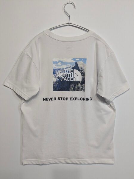■大人気 ノースフェイス スクエア ヨセミテ Tシャツ メンズ Mサイズ ホワイト系 NT32002A 限定 希少 レア 古着