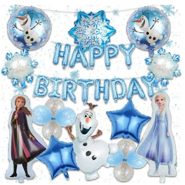 アナ雪の女王エルサ誕生日パーティー風船セットバースデーガーランドバルーン