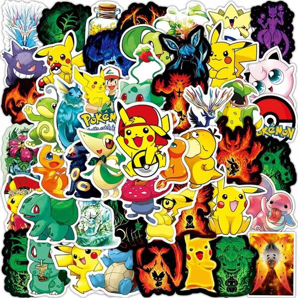 新品ポケモンステッカーシール 50枚