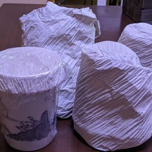 ヒレ酒蓋付きコップ4個セット