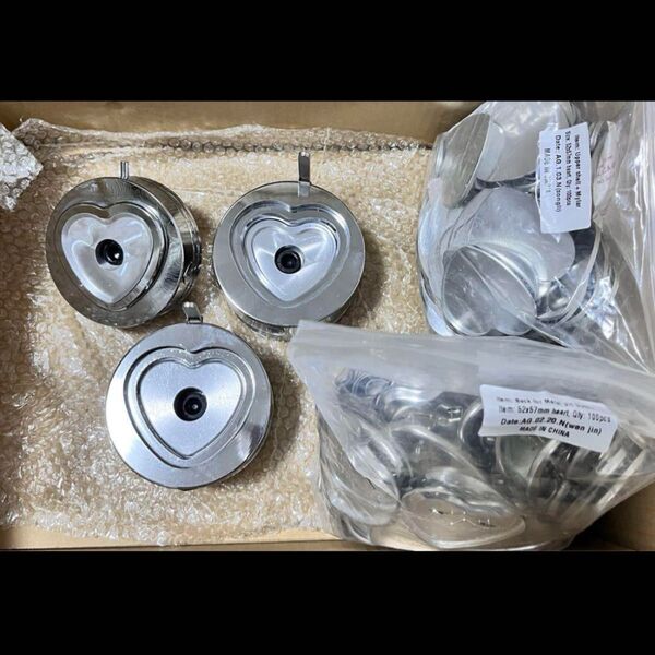 【31日迄値下げ中】缶バッジマシーン ハート型 パーツ アタッチメント プロ
