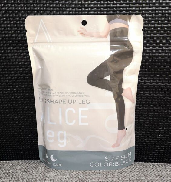ALICE Leg アリスレッグ スリム ブラック 超高加圧ハイウエストレギンス 着圧 レギンス