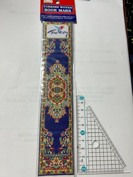 トルコ製 ブックマーク しおり 未使用