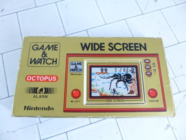 ゲームウォッチ オクトパス ゲームA.B共に確認済み