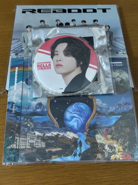 TREASURE ジョンファン 缶バッジ デジパック here I stand cd②