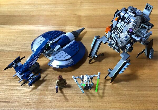 超特価!! 美品!! レゴ スターウォーズ 75199 グリーヴァス将軍 コンバットスピーダー メイス・ウィンドゥ ホイールバイク