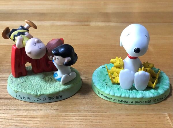超特価!!美品!! hallmark ホールマーク スヌーピー ウッドストック チャーリーブラウン ルーシー 置物 フィギュア