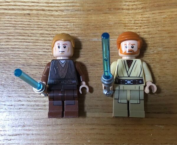 超特価!!美品!!良品!! レゴ スターウォーズ ミニフィグ オビ=ワン・ケノービ パダワン アナキン・スカイウォーカー