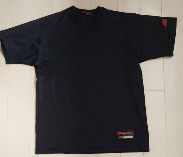 MIZUNO ミズノ Tシャツ 黒 スポーツ 野球 M 半袖