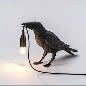 【ラスト1セット】カラスの卓上ライト テーブルライト ルームライト ナイトライト インテリア雑貨