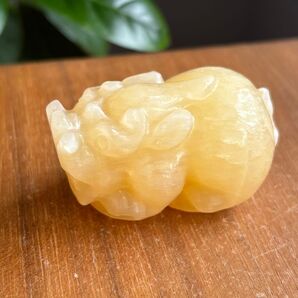 イエローカルサイト 貔貅(ひきゅう)の置物59g