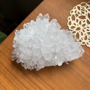 天然石 貴州省産 水晶クラスター490g