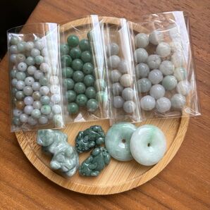 在庫処分 天然石 翡翠まとめ売り