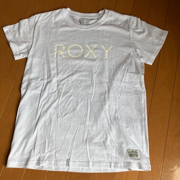 ROXY ロゴTシャツ ホワイト L 半袖 Tシャツ