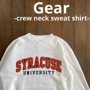 レア!!【bigcotton Gear】SYRACUSE 大学ロゴ スウェット