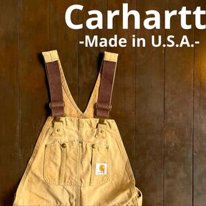 USA製 !!【Carhartt カーハート】オーバーオール ダブルニー