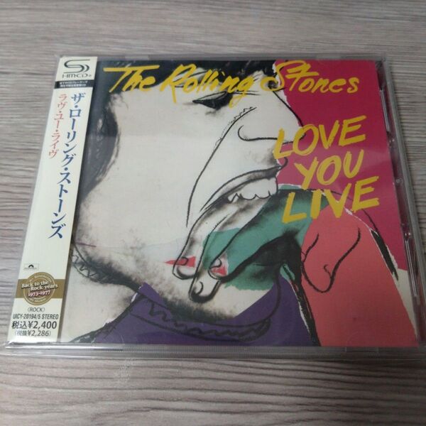 ローリング ストーンズ SHM-CD ラヴ・ユー・ライヴ the rolling stones