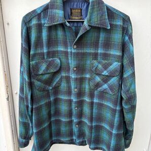 70s SEARS シアーズ ウールボードシャツ