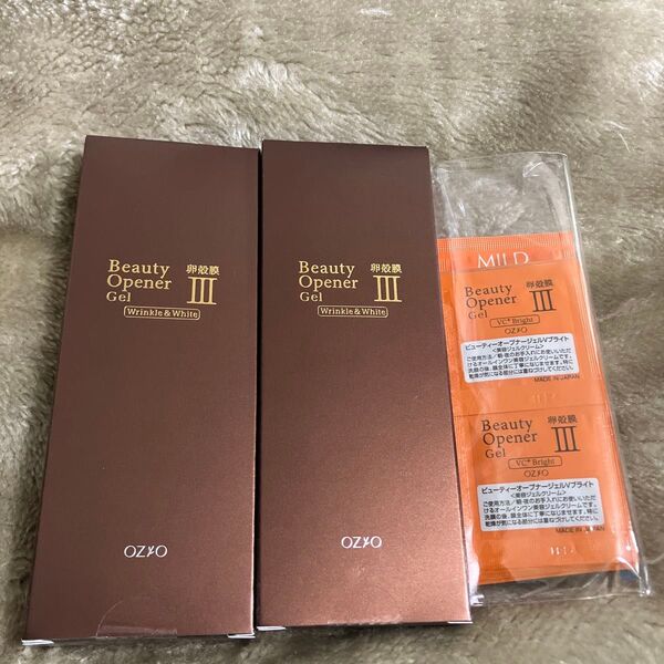 オージオ ビューティーオープナージェル リンクル&ホワイト チューブ 50g(医薬部外品)×2本 サンプル15包