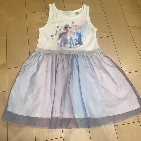 ワンピース アナ雪 女の子 used 110 H&M