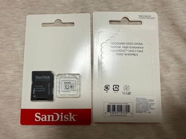 即時発送 SanDisk microSD カード 32GB Class10 2枚セット③