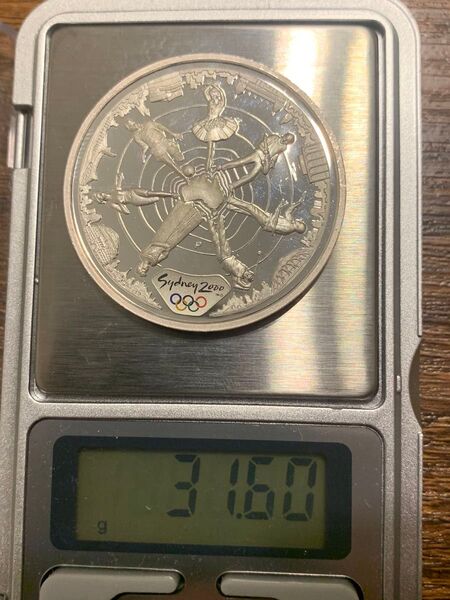 【純銀1オンス】2000年 シドニーオリンピック記念5ドル銀貨 プルーフ SV999