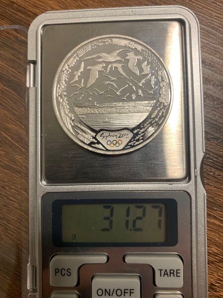 【純銀1オンス】2000年 シドニーオリンピック記念5ドル銀貨 プルーフ SV999