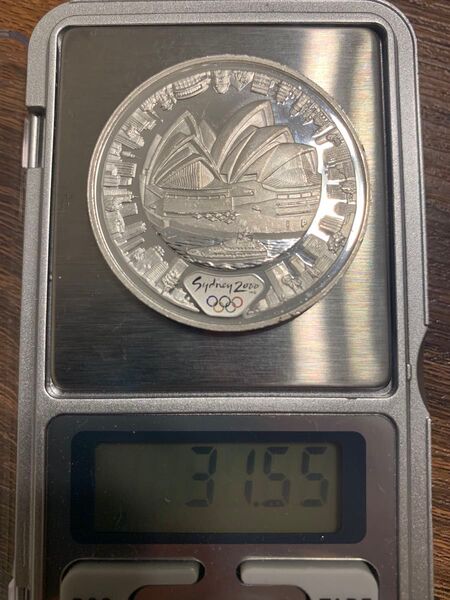 【純銀1オンス】2000年 シドニーオリンピック記念5ドル銀貨 プルーフ SV999