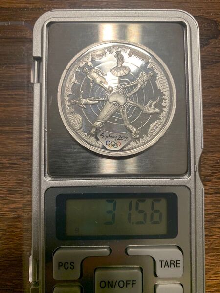 【純銀1オンス】2000年 シドニーオリンピック記念5ドル銀貨 プルーフ SV999