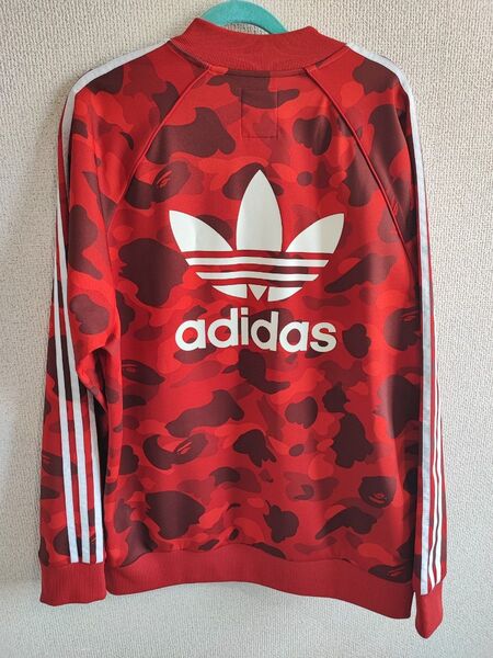 極美品 adidas × A BATHING APE ジャージ SST 迷彩 2XL エイプ 送料込み
