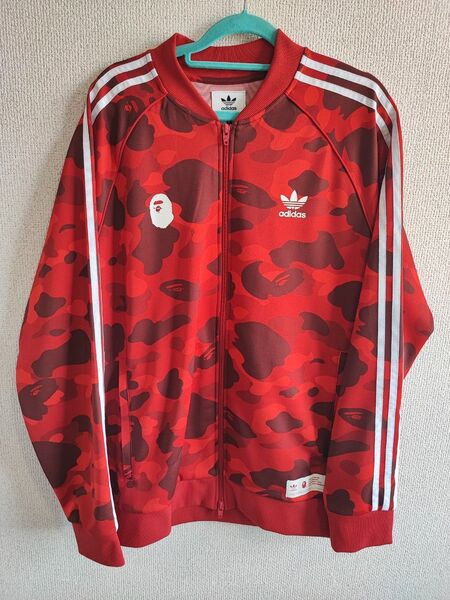 極美品 adidas × A BATHING APE ジャージ SST 迷彩 2XL アディダス アベイジングエイプ 送料込み