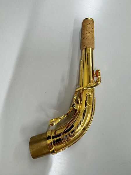 ヤナギサワ アルトサックス用ネック 95 総銀 金メッキ(彫刻あり)