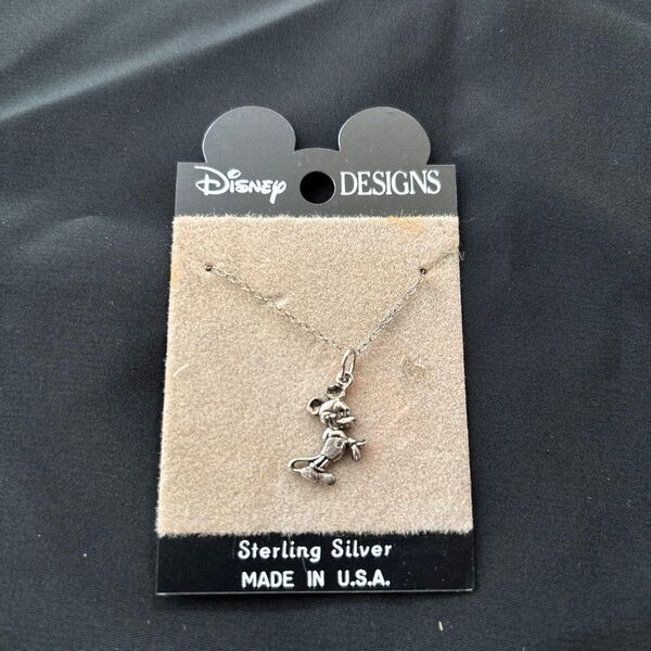 Disney ミッキーマウス ネックレス スターリングシルバー USA ペンダント アクセサリー