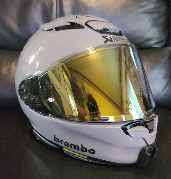 ☆SHOEI☆ z8 x-15 レインボーゴールド シールド新品 トンネルok!